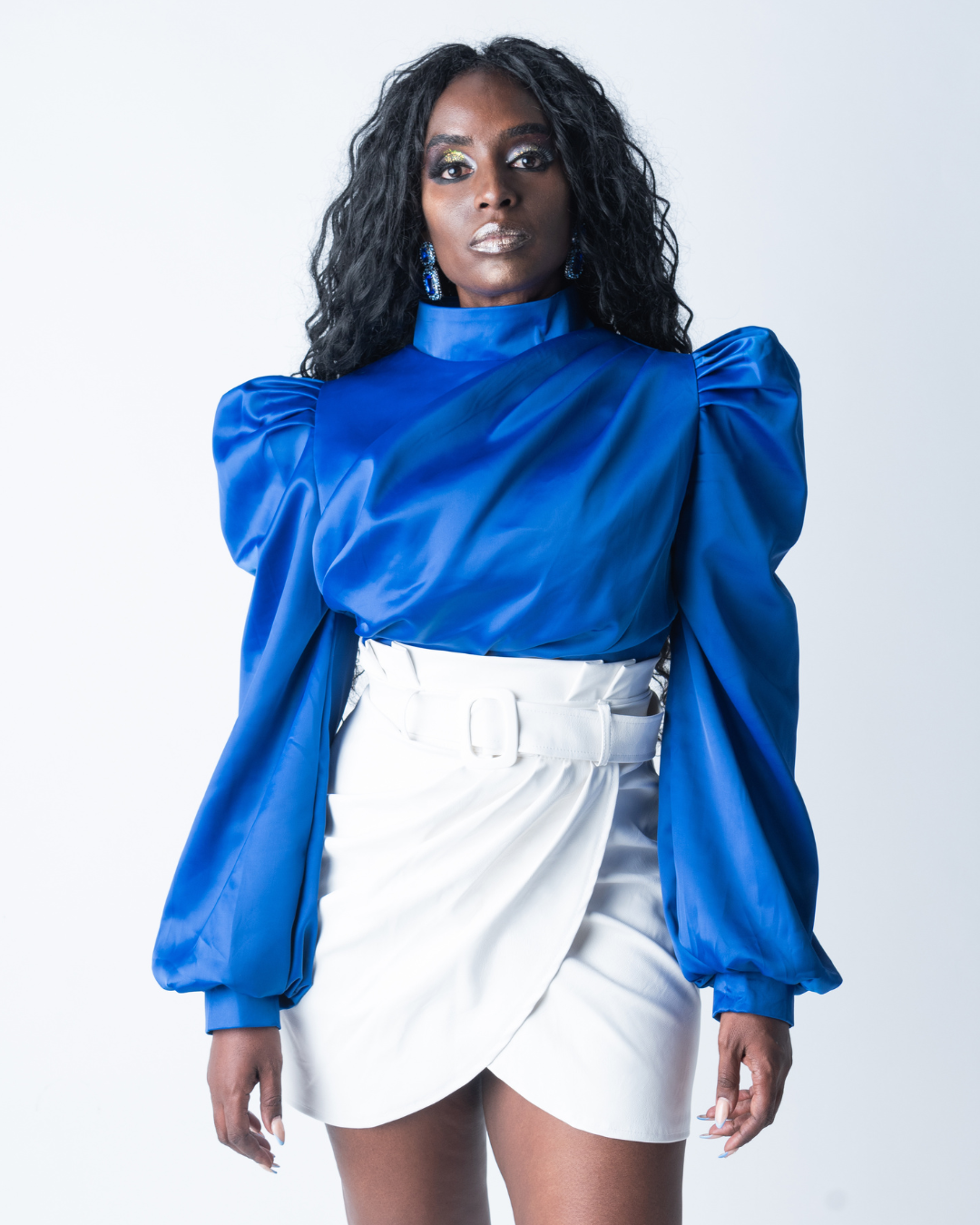 White vinyl skirt