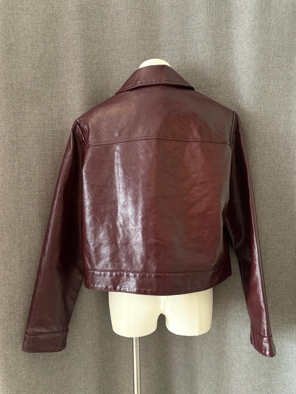 Wine Vinyl Jacket
