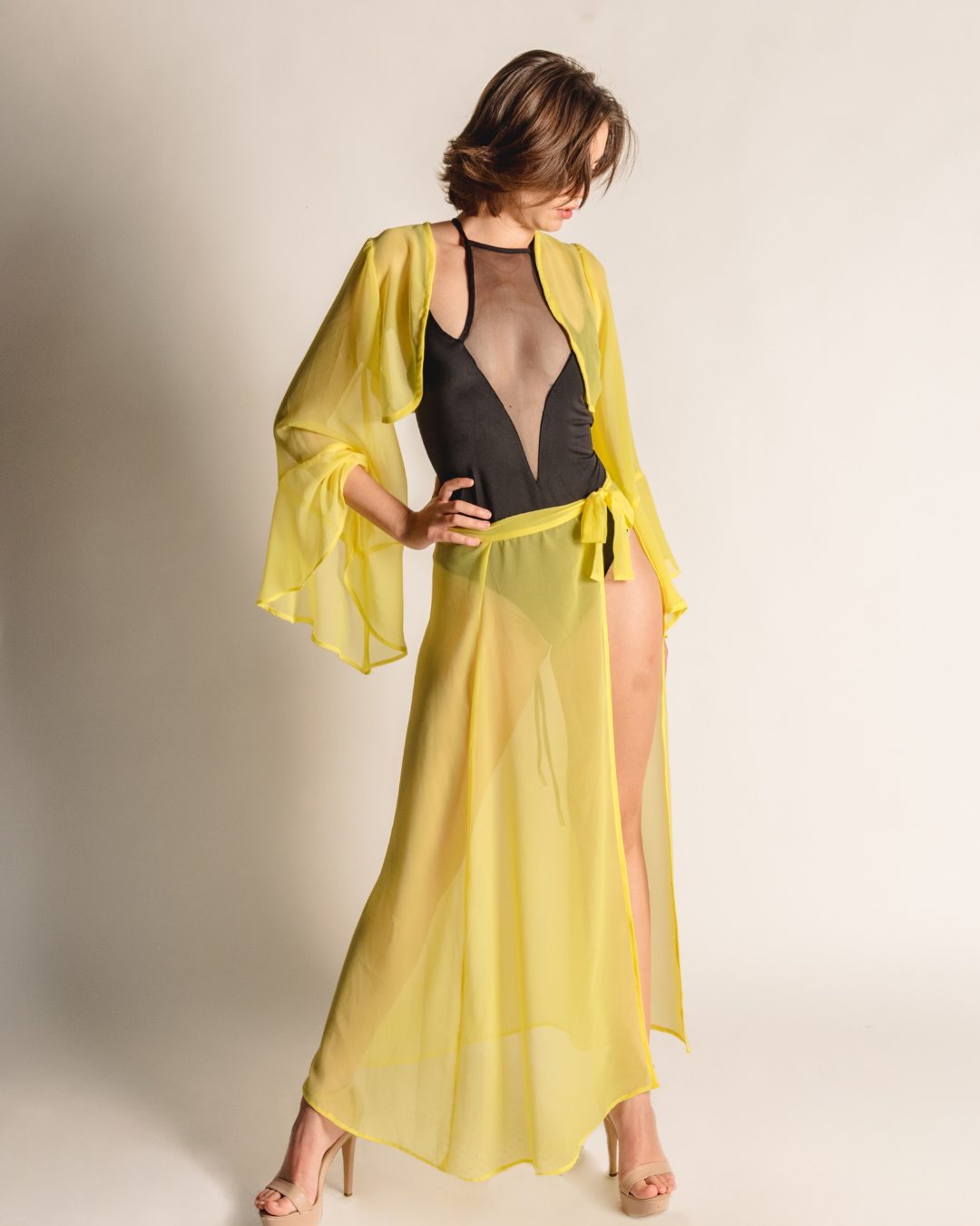 Yellow beach set