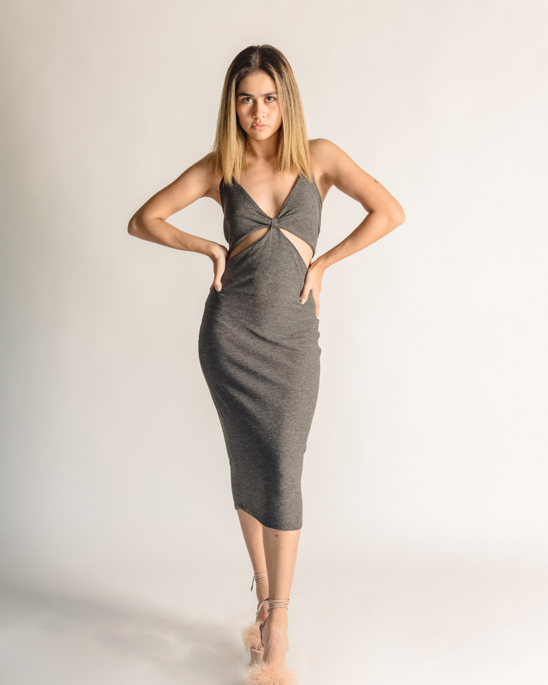 Ox grey dress