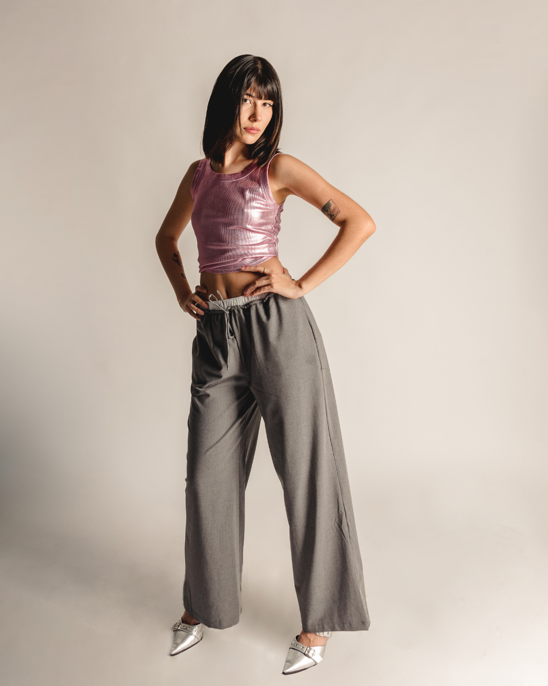 Gray pants