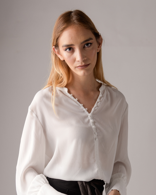 Sash blouse