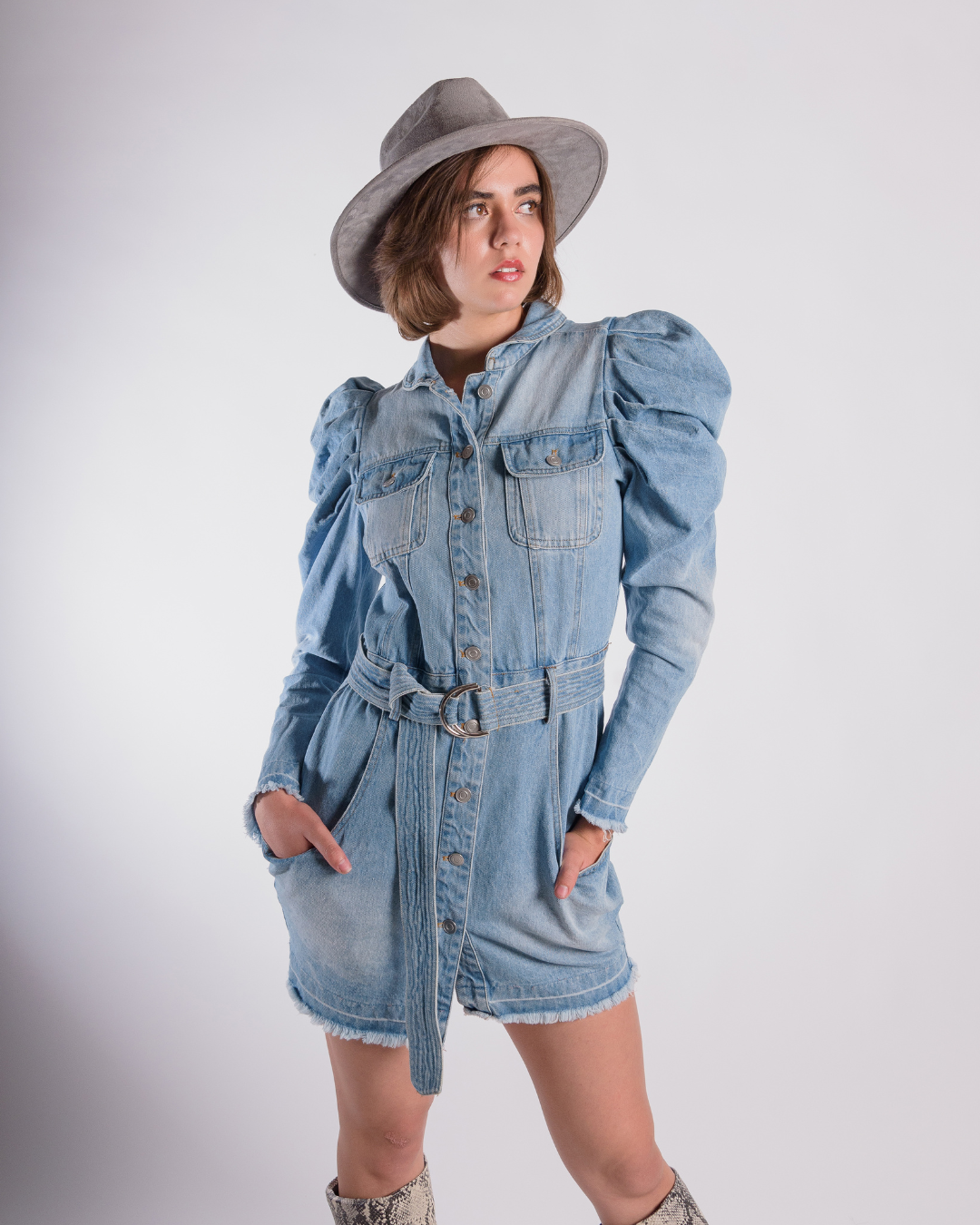 Denim dress
