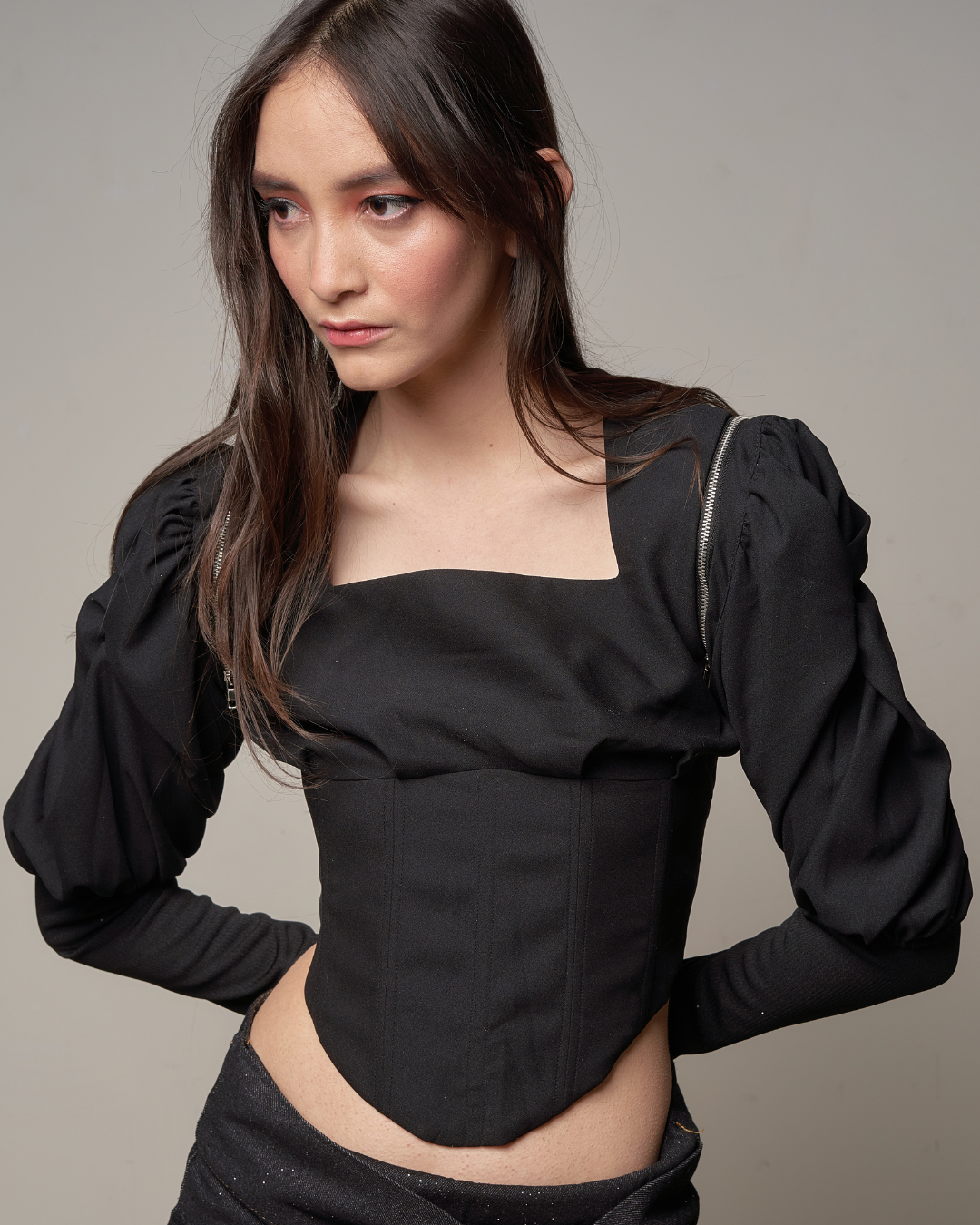 Corset blouse