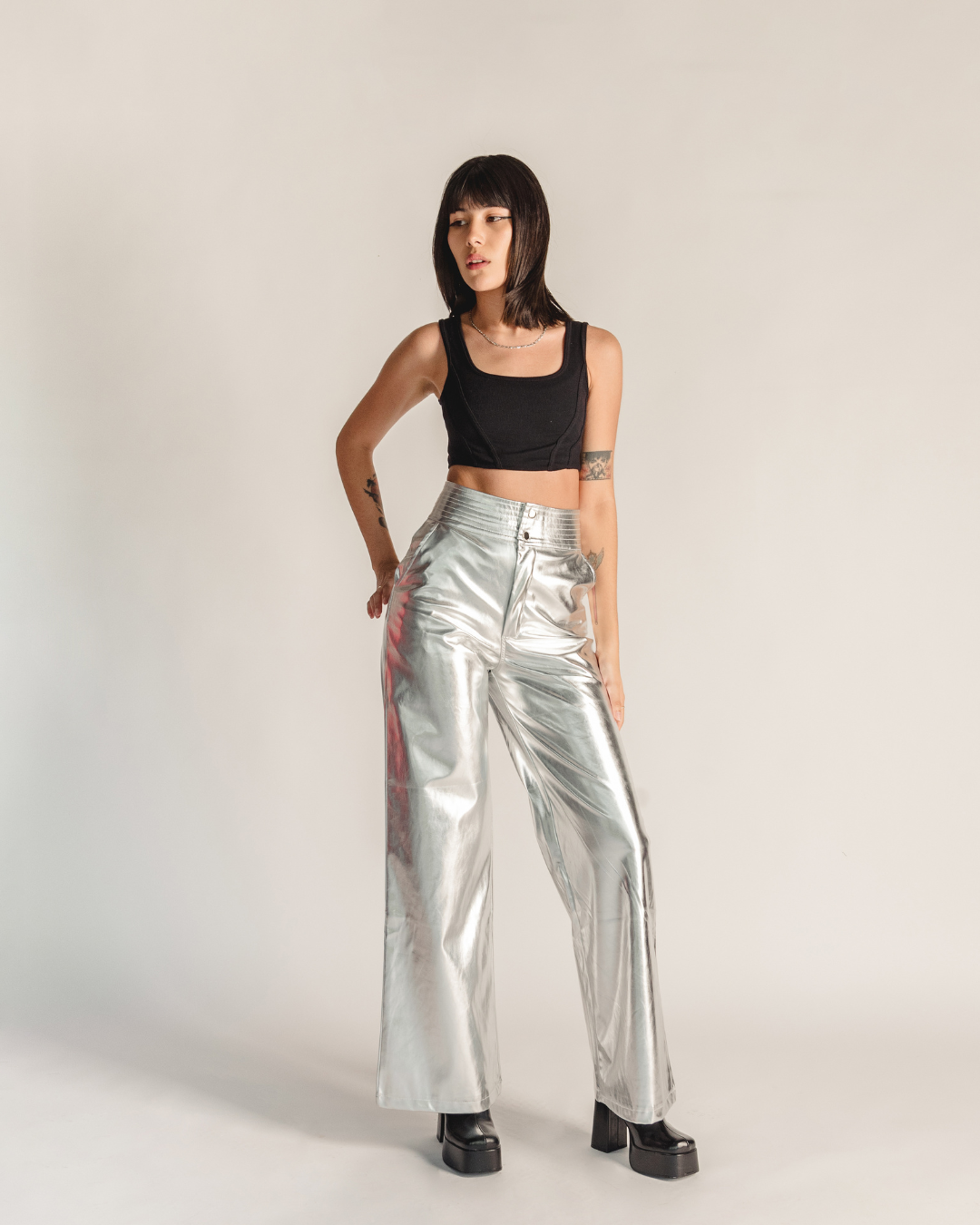 Silver jeans