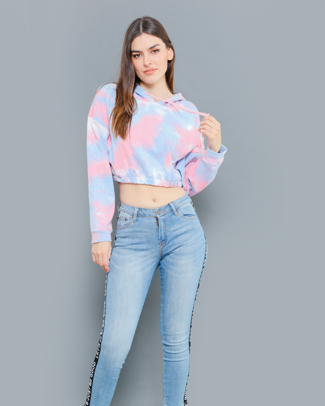Pastel tie dye hoodie