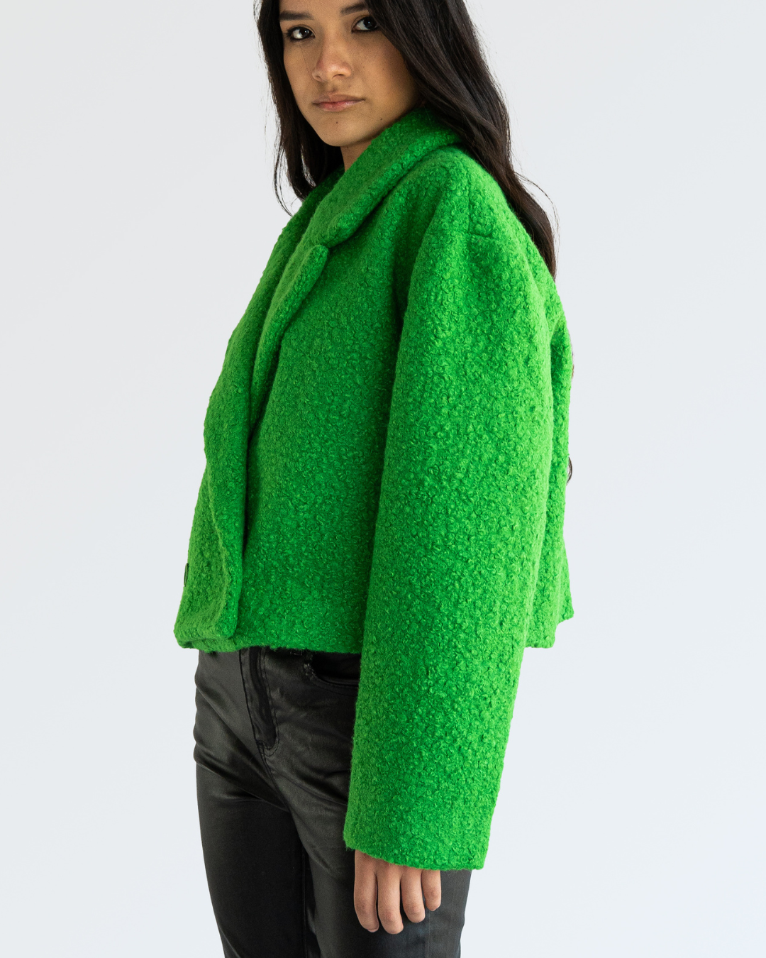 Green coat
