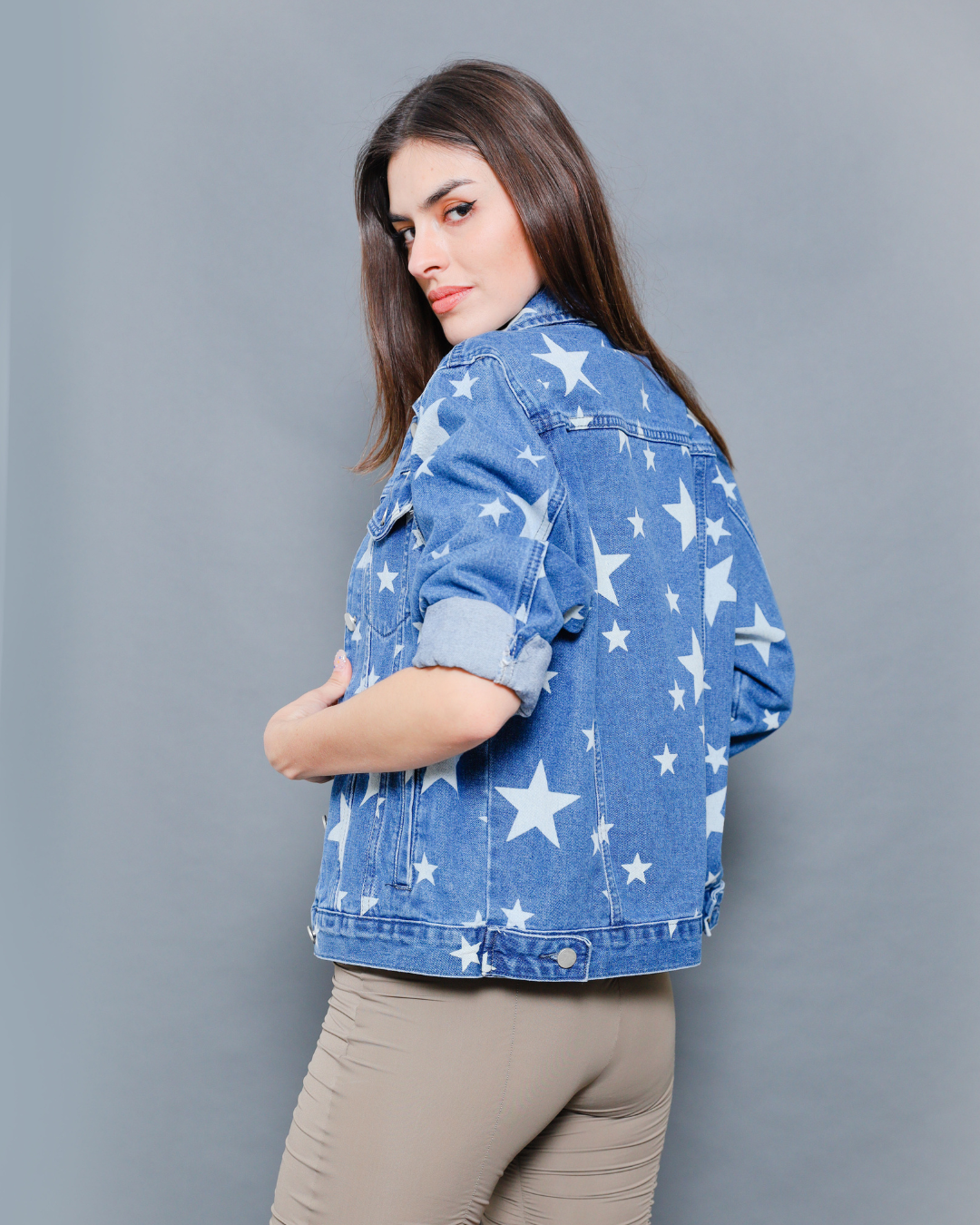 Stars denim jacket