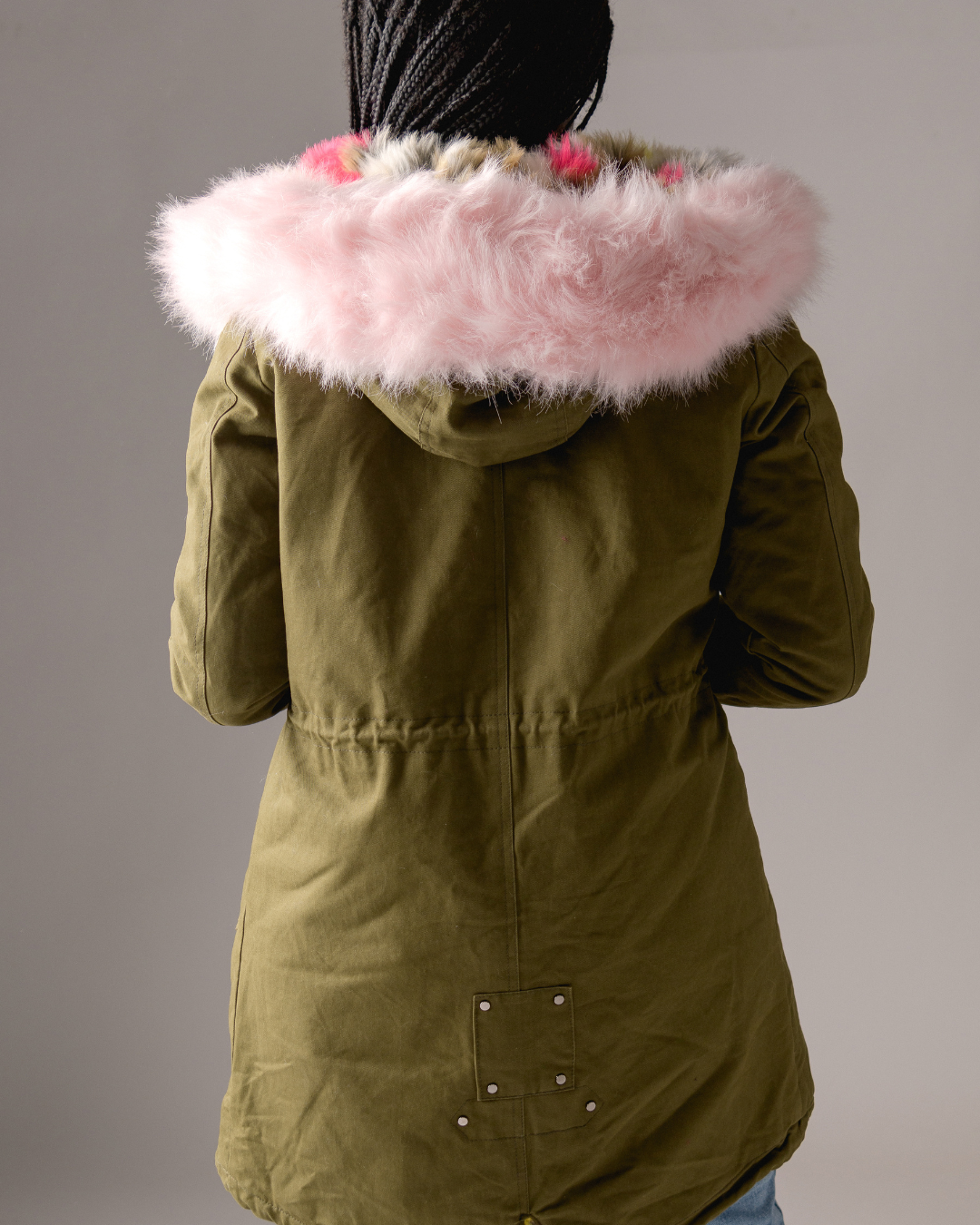 Military green jacket
