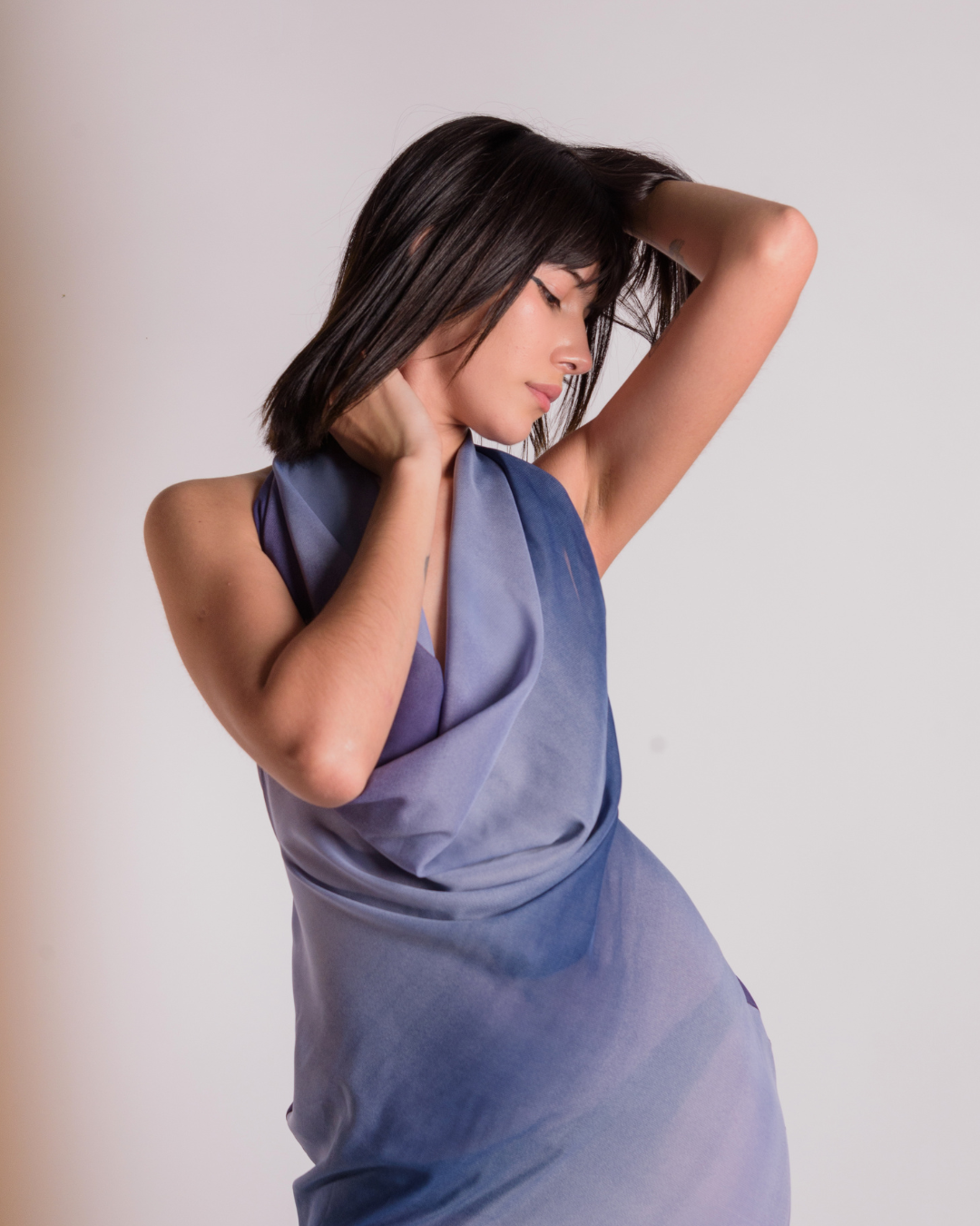 Purple beach dress