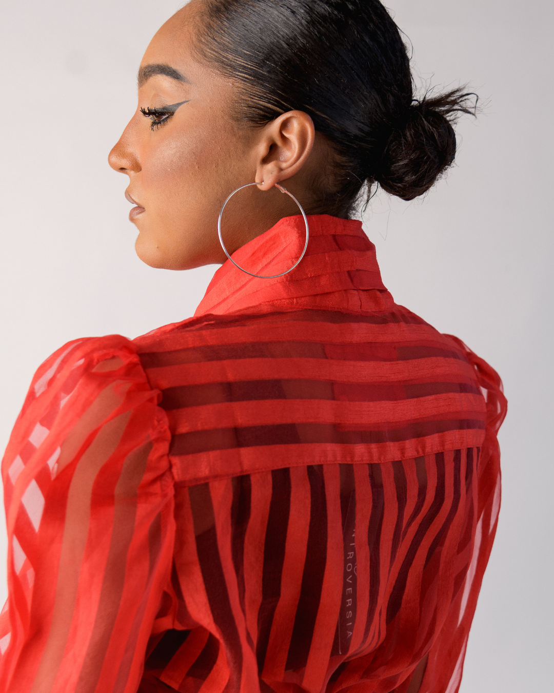 Red blouse