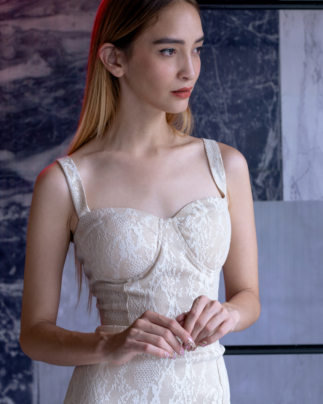Knitted beige set