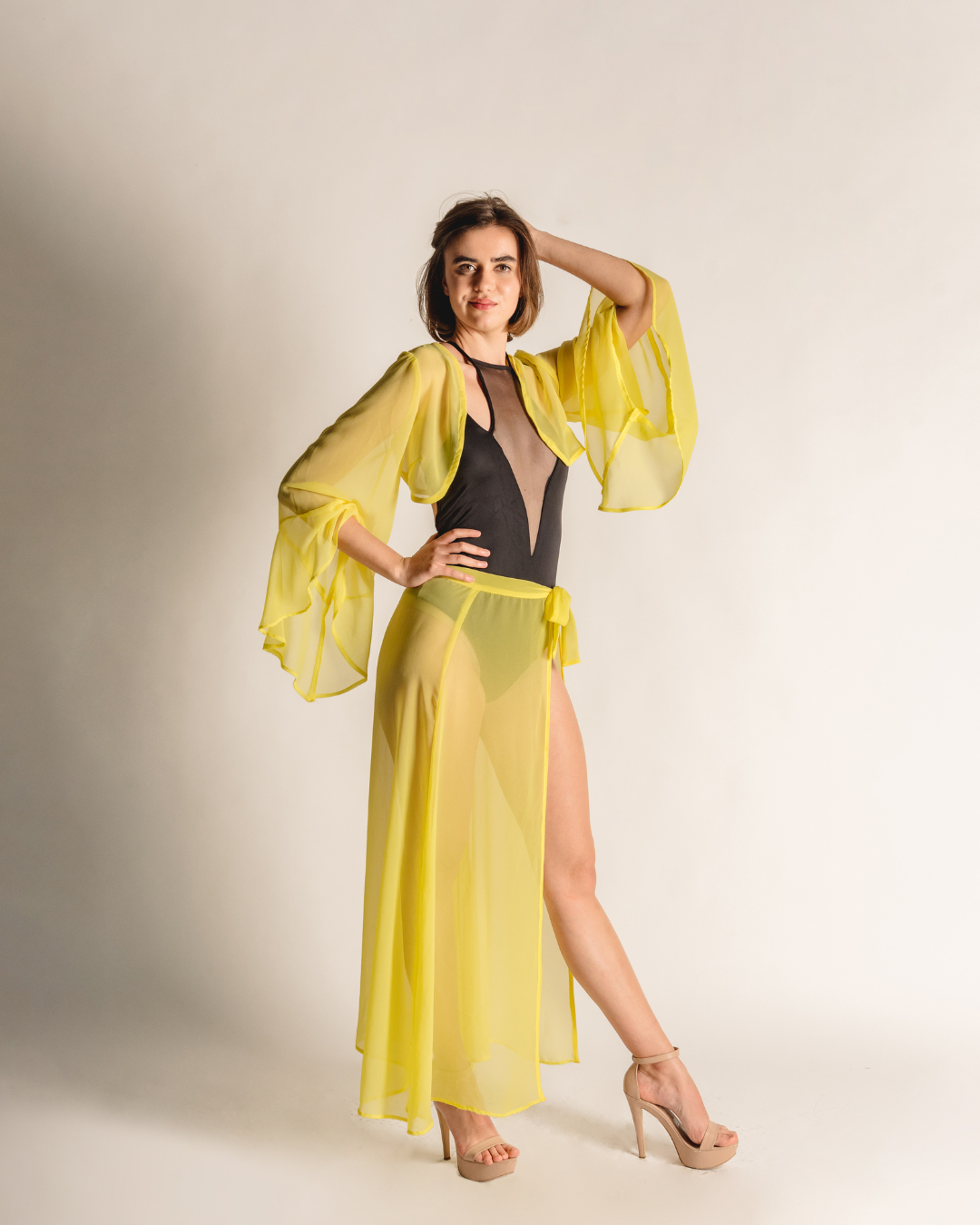 Yellow beach set