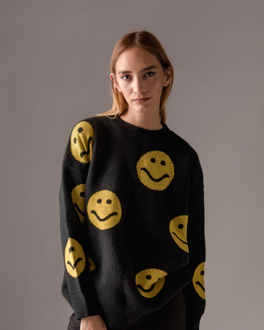 Happy face sweater