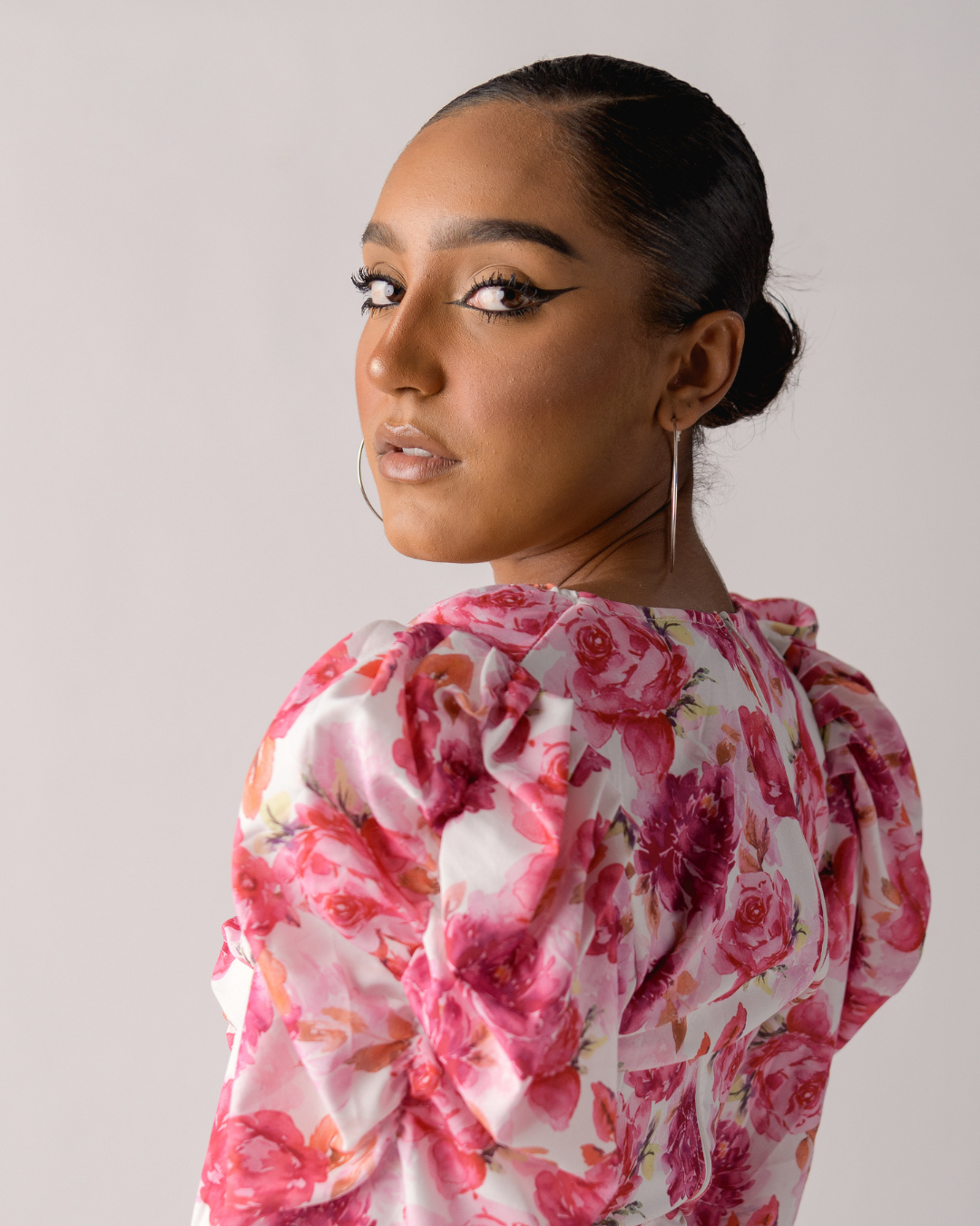 Crop top flowers
