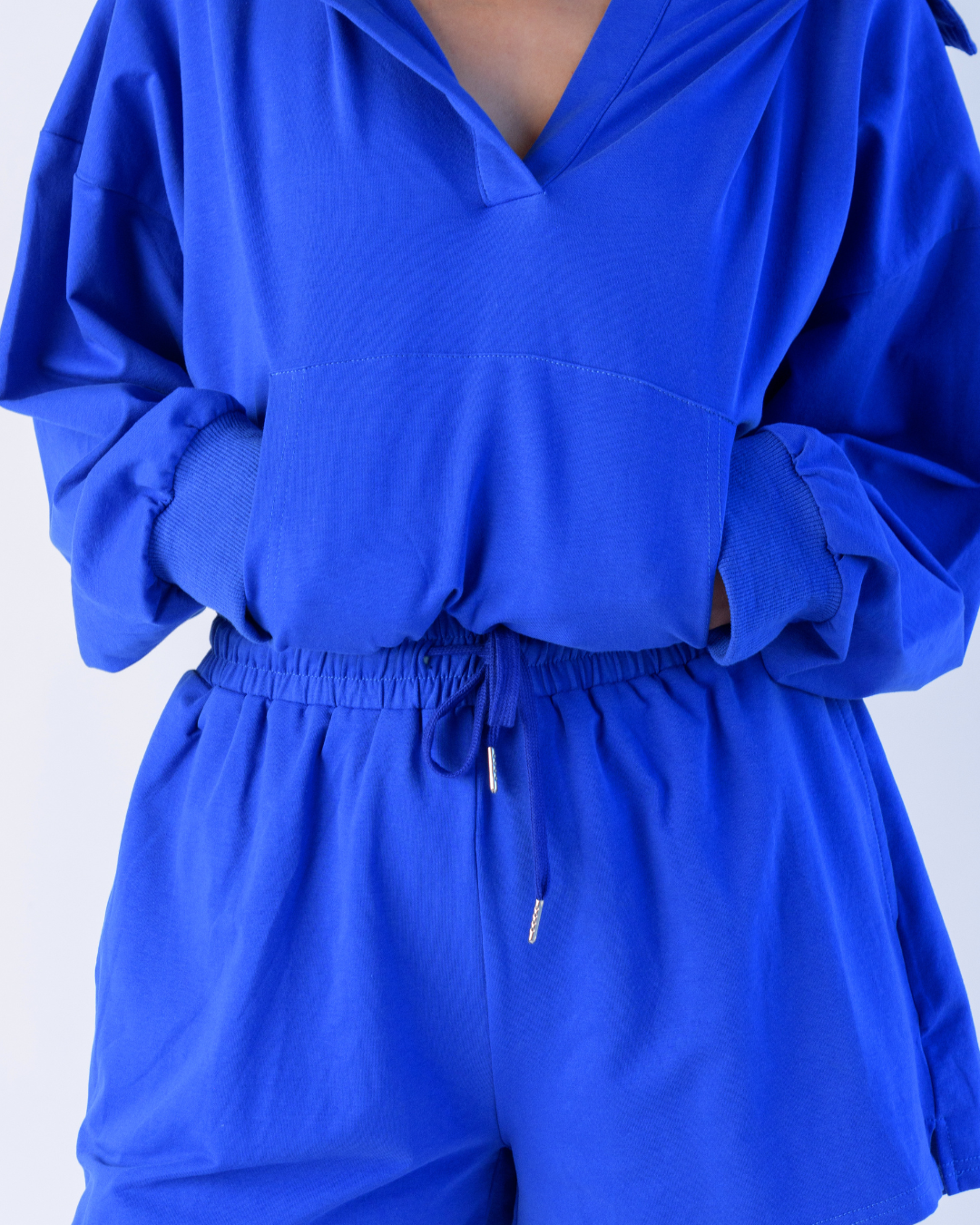 Blue jumpsuit