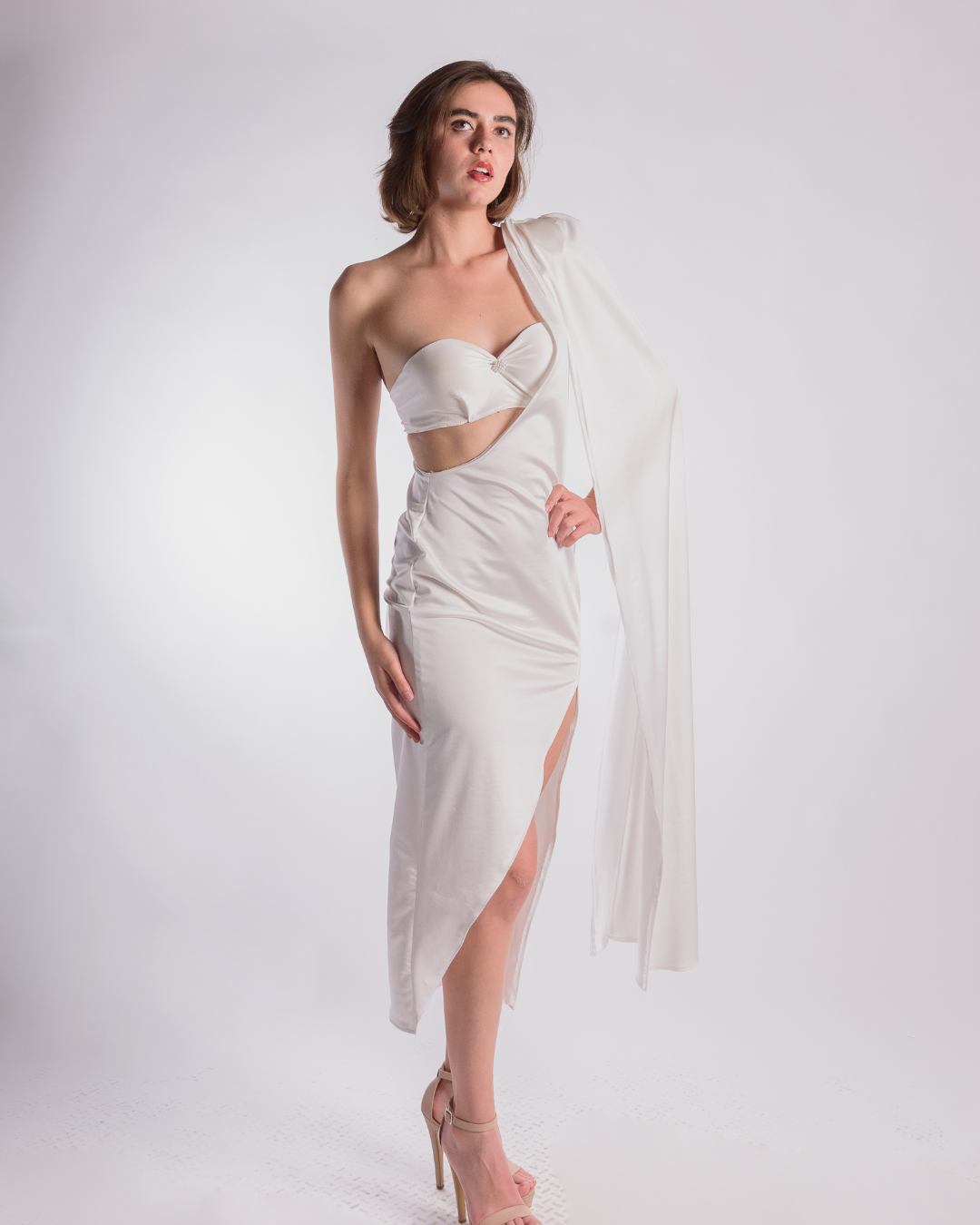 One shoulder dress