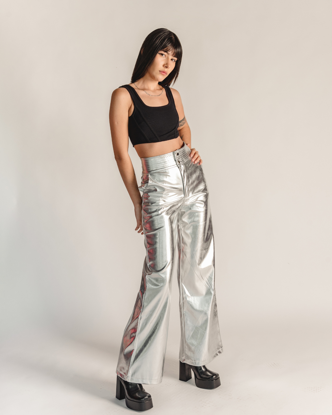 Silver jeans