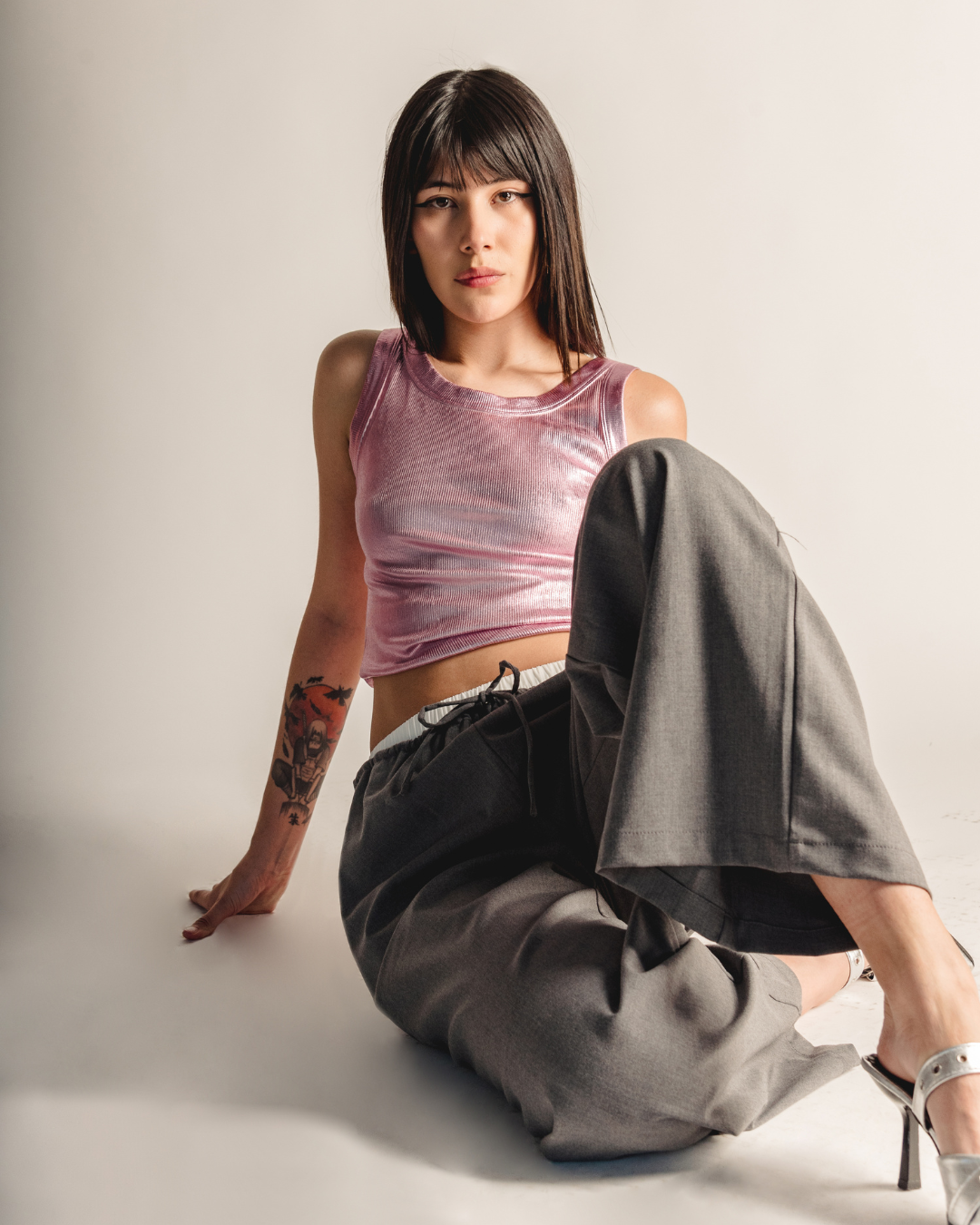 Gray pants