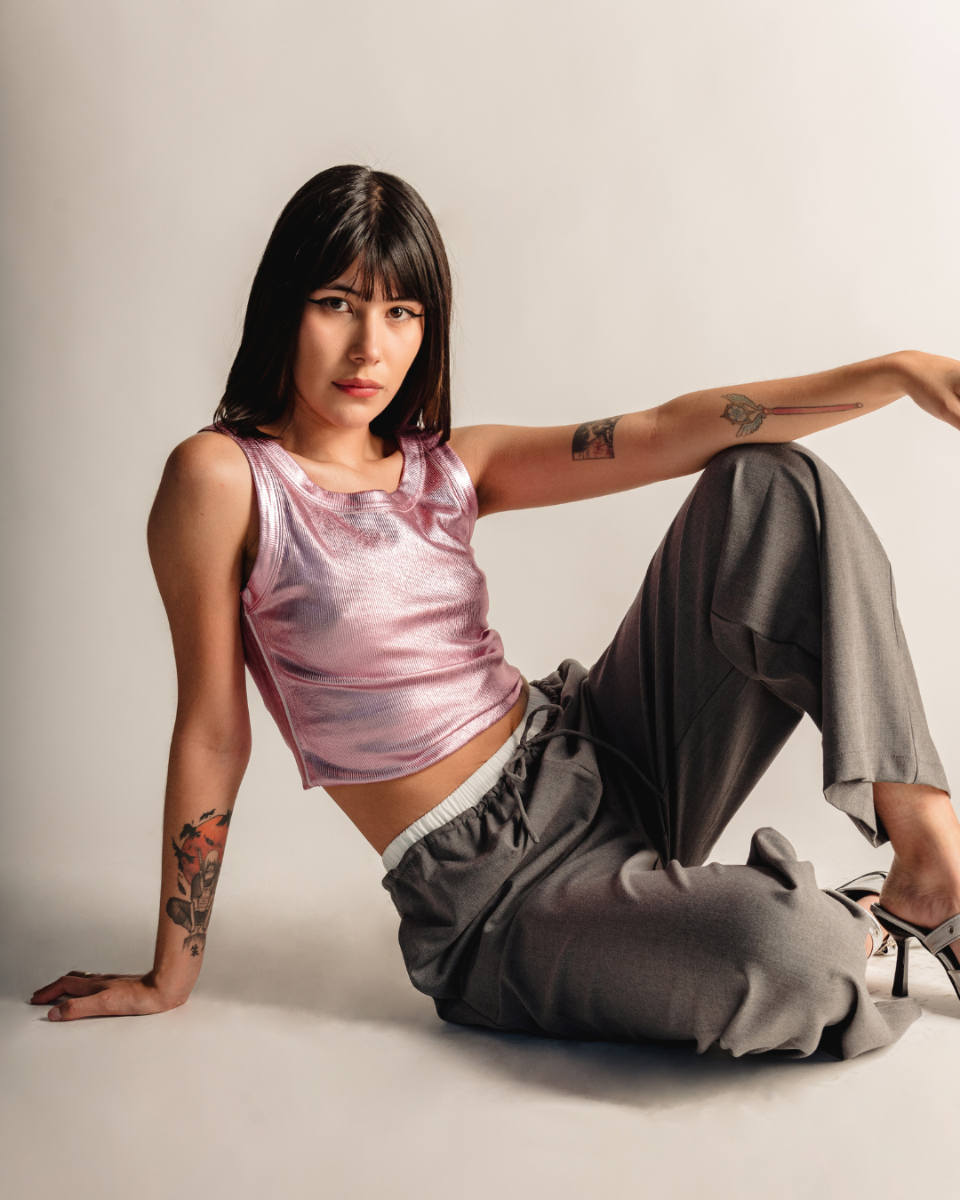 Gray pants