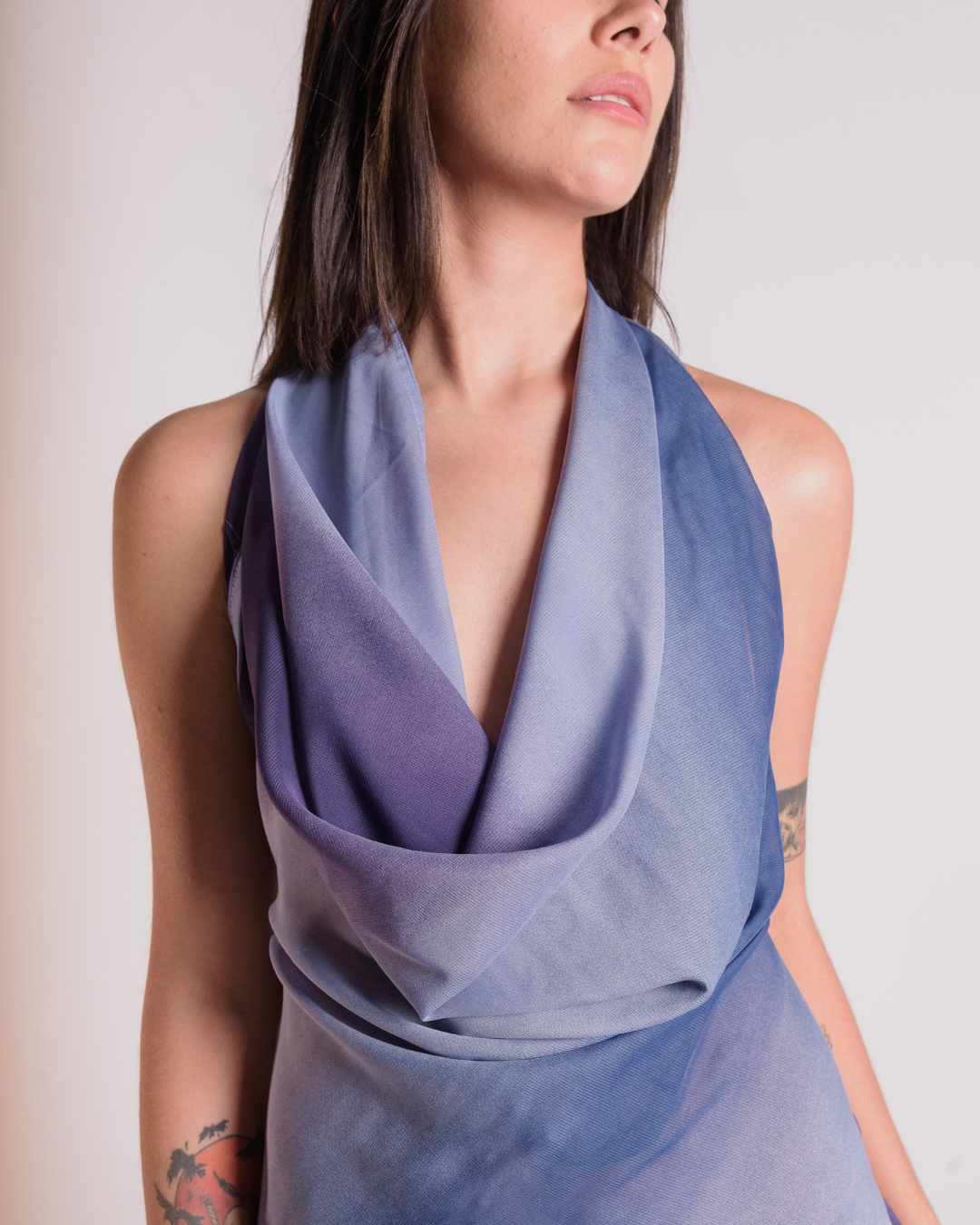 Purple beach dress