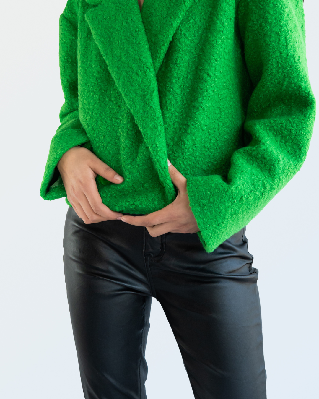 Green coat