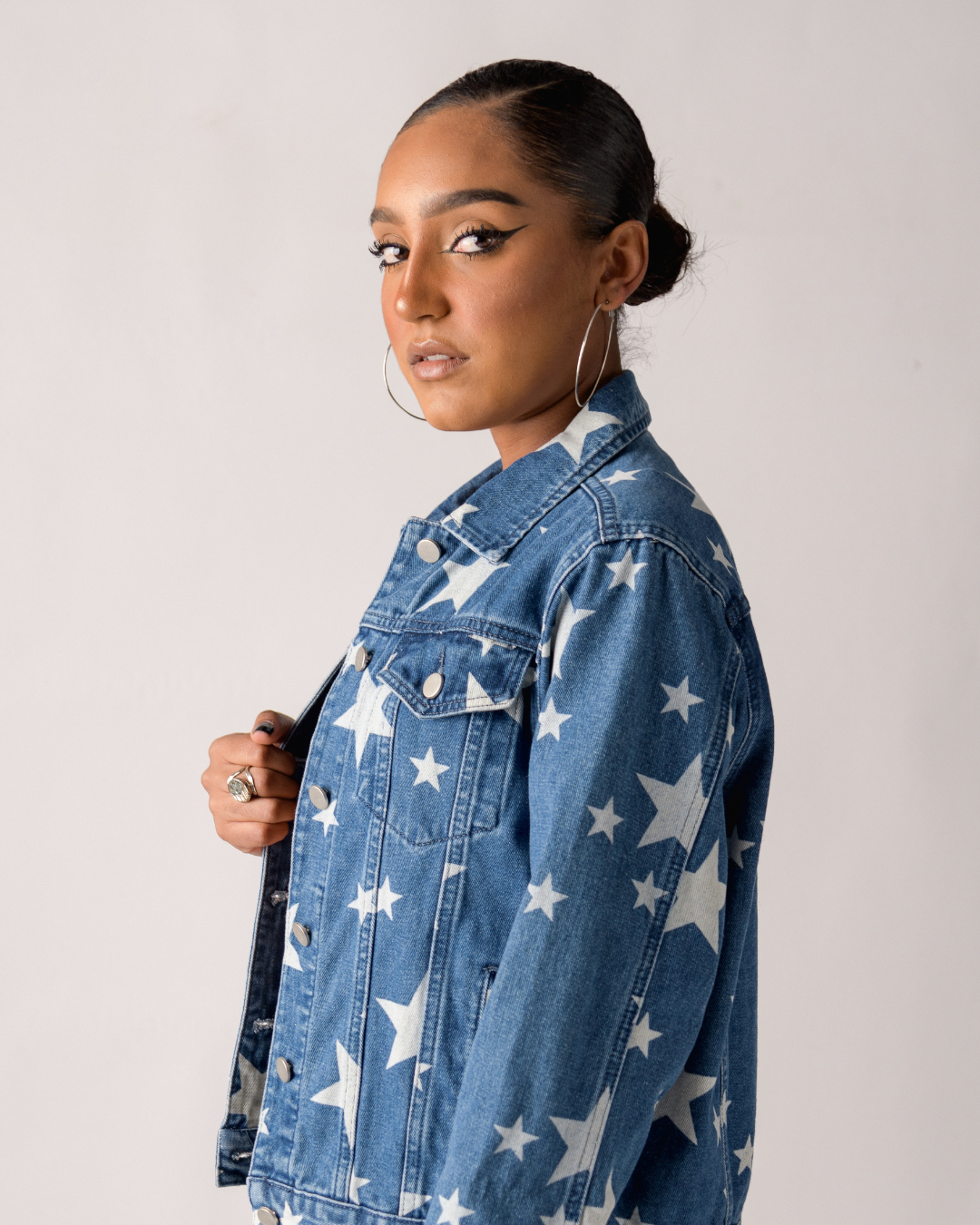 Stars denim jacket