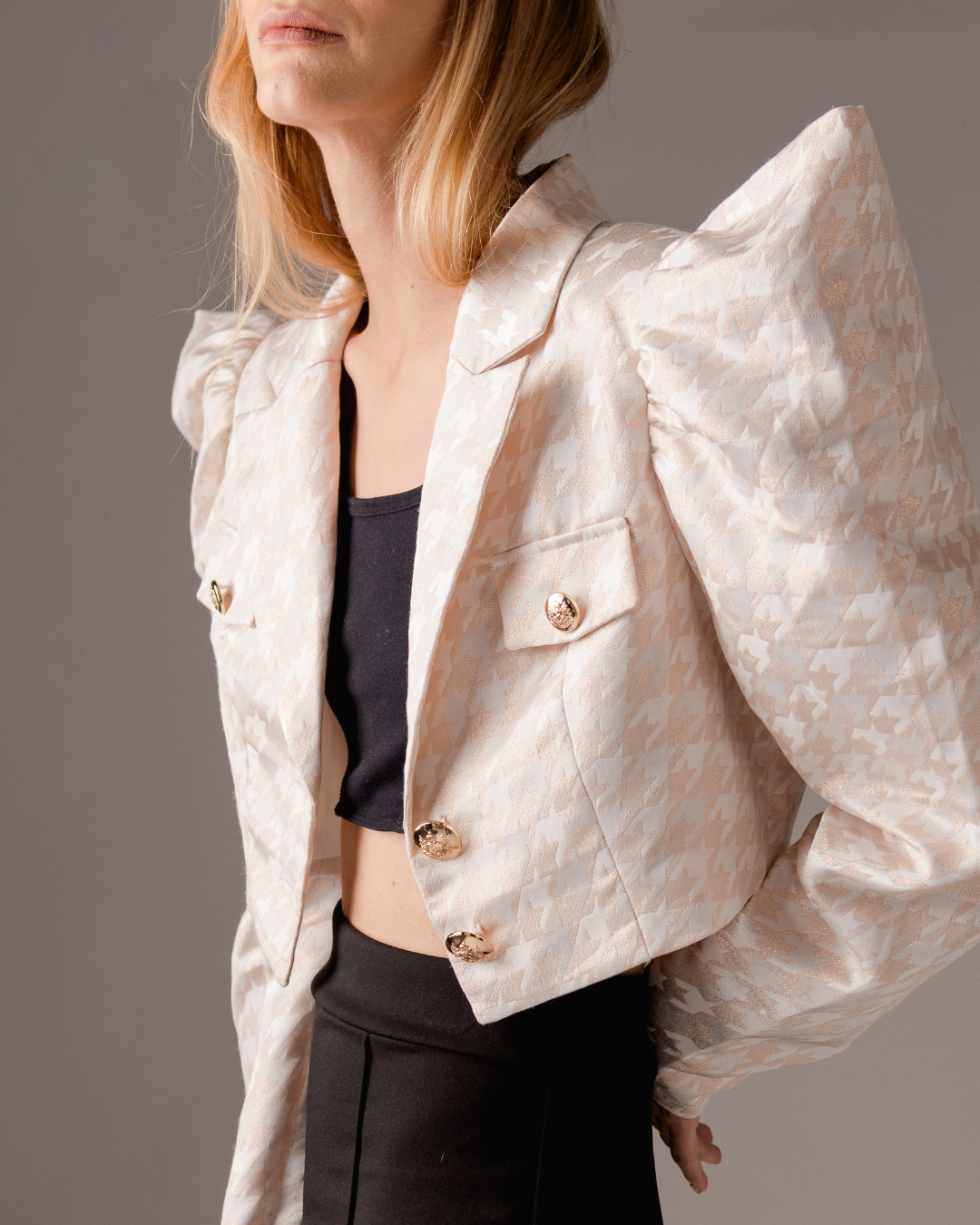 Princess cropped blazer