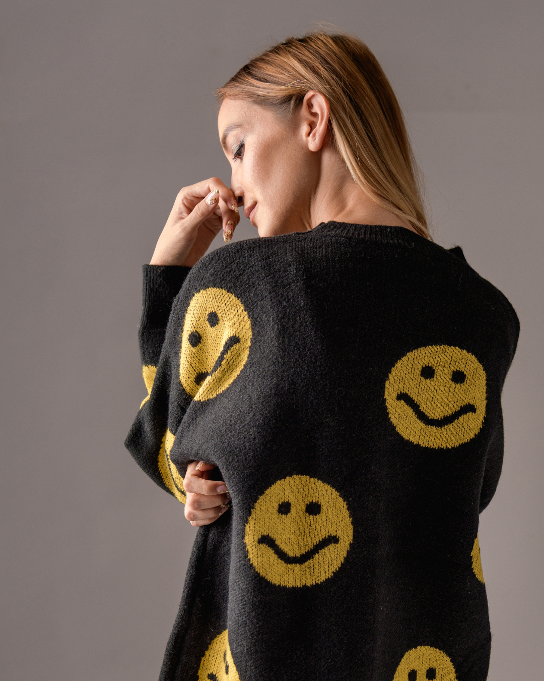 Happy face sweater