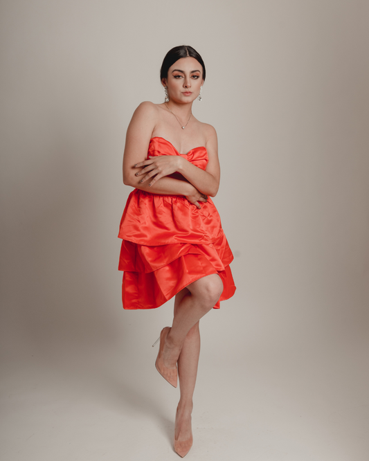 Red dress