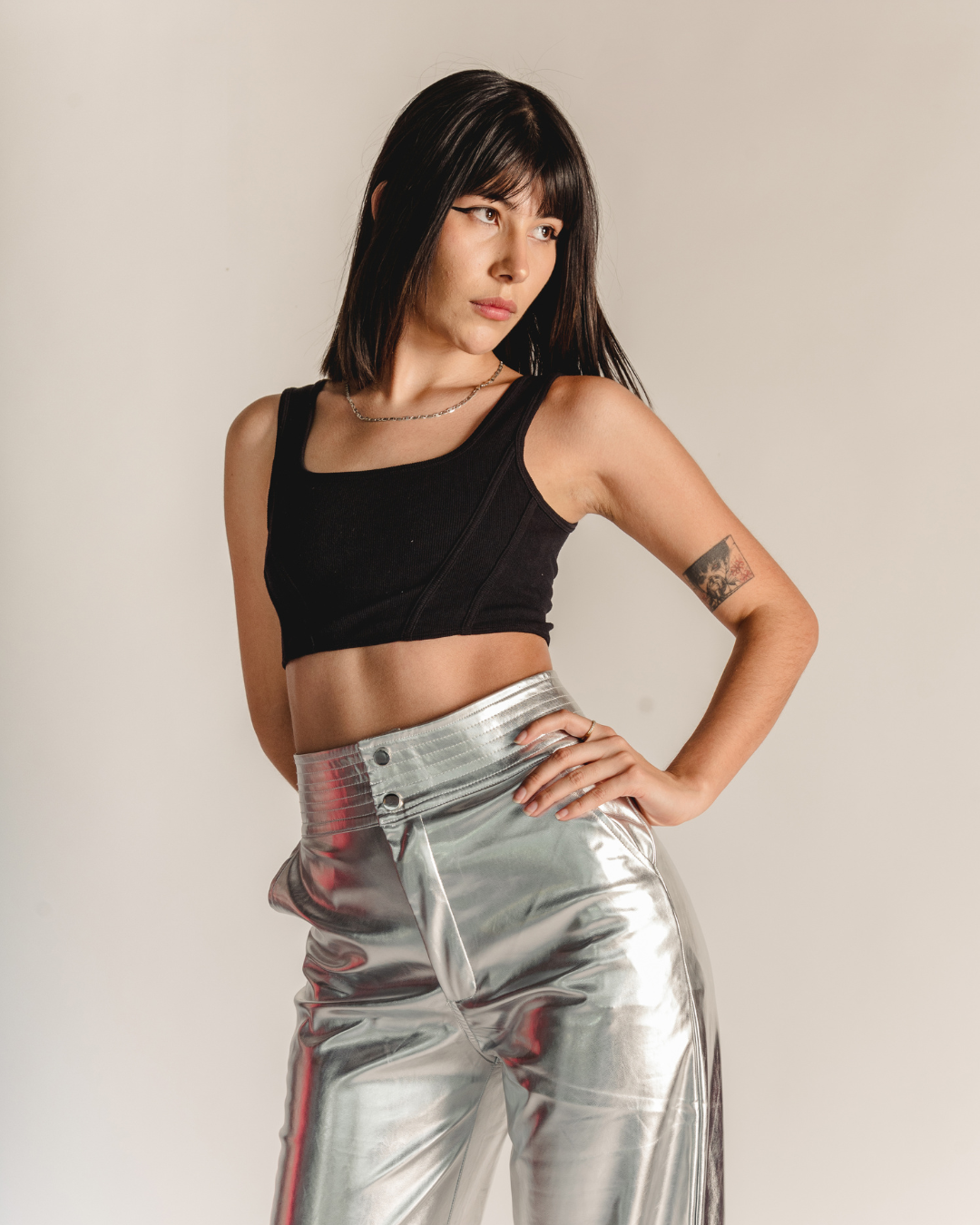 Silver jeans