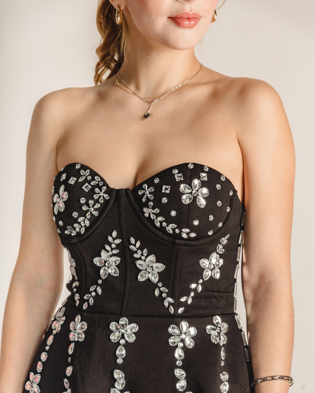 Doll rhinestones dress