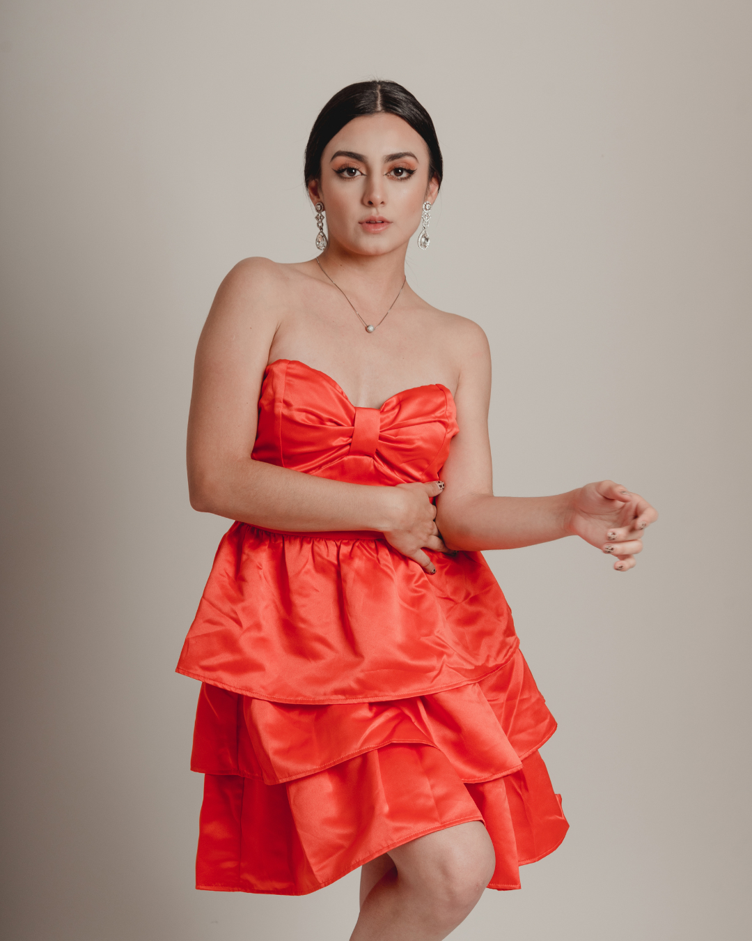 Red dress
