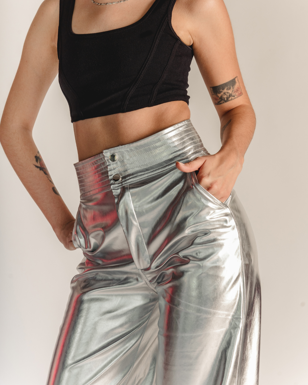 Silver jeans