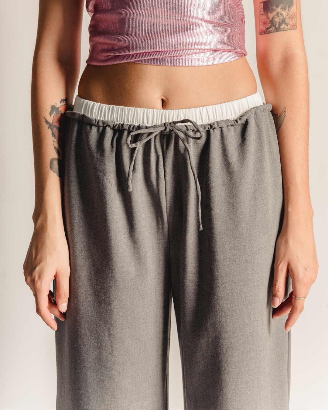 Gray pants