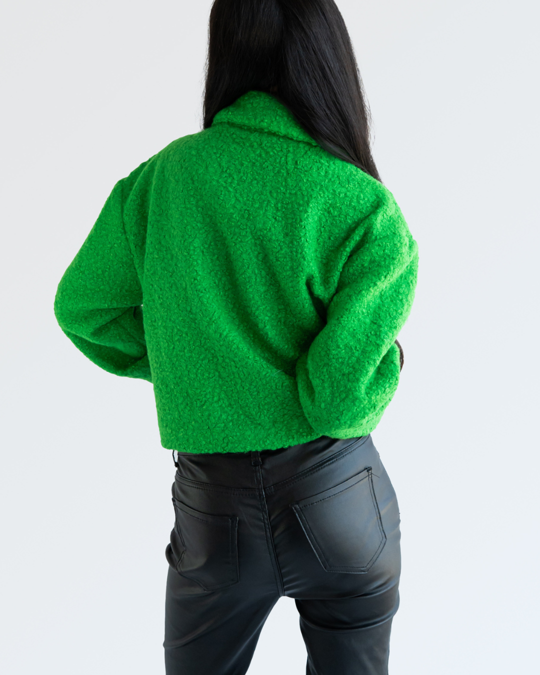 Green coat