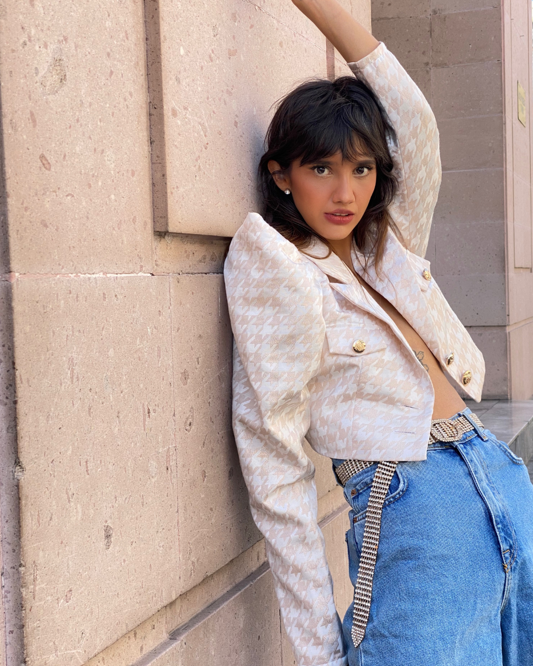Princess cropped blazer