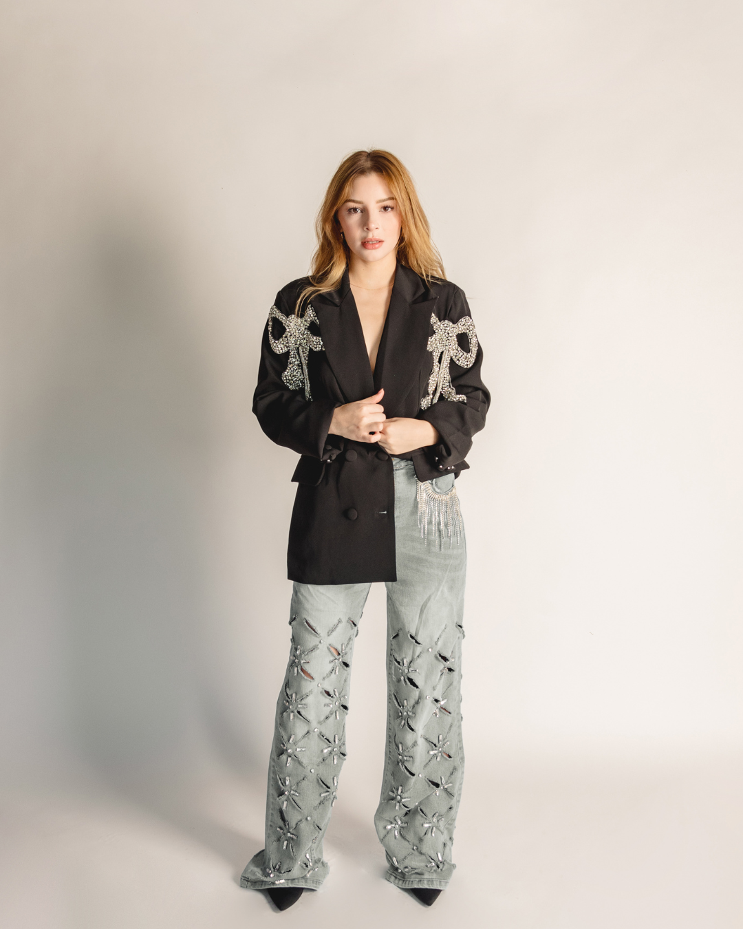 Bow blazer