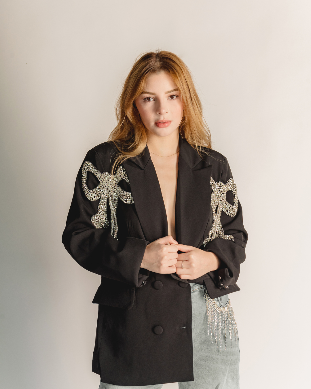 Bow blazer