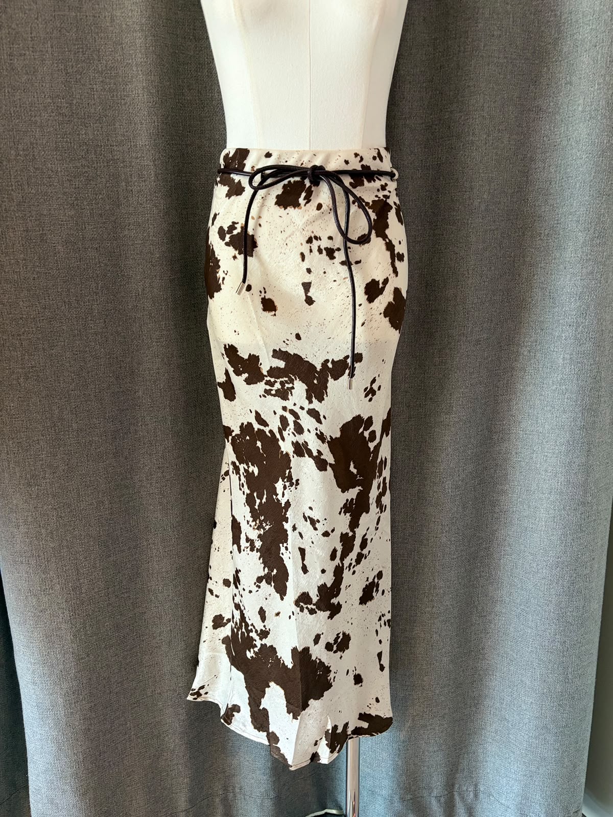 Cow Print Skirt