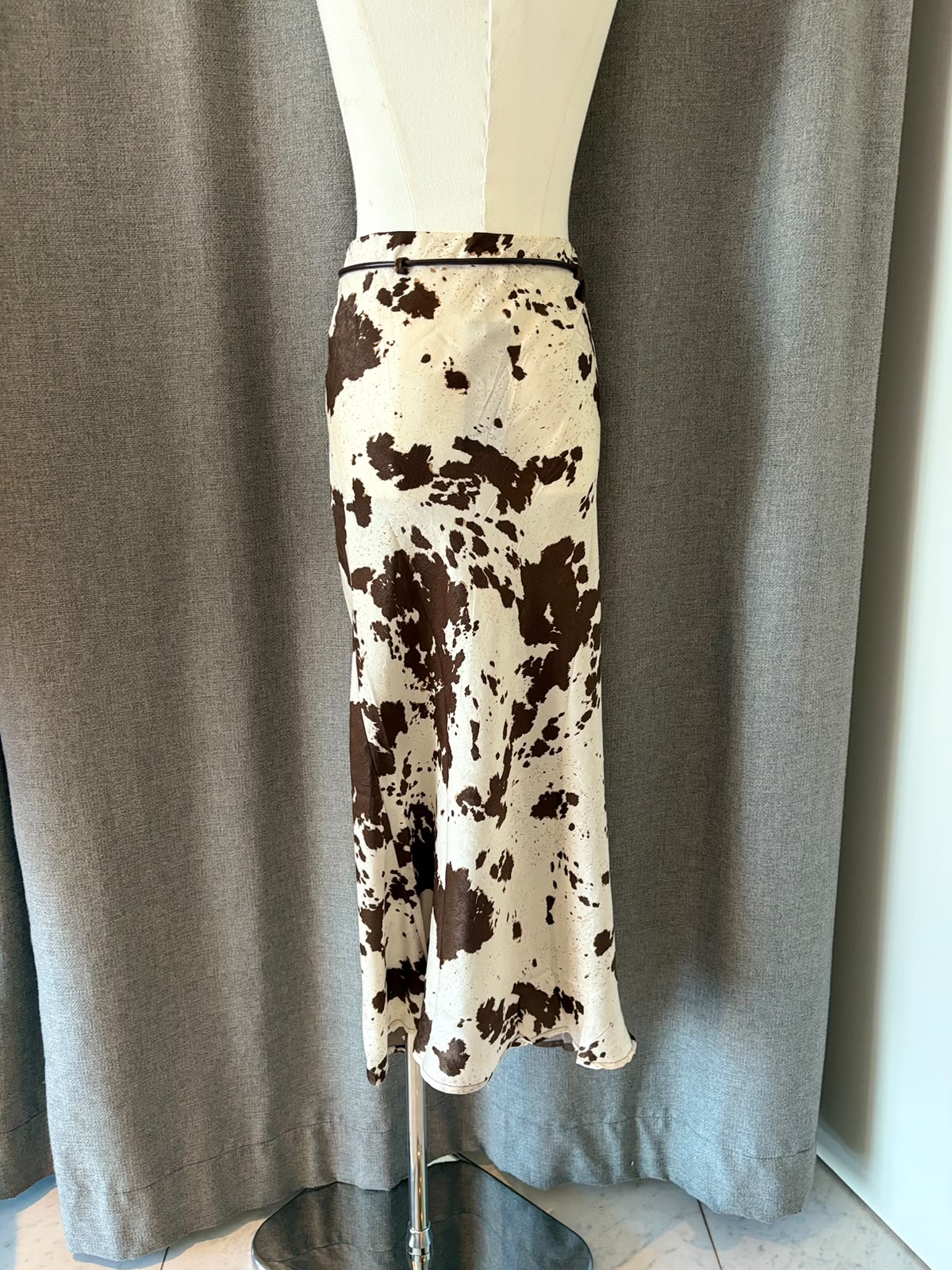 Cow Print Skirt