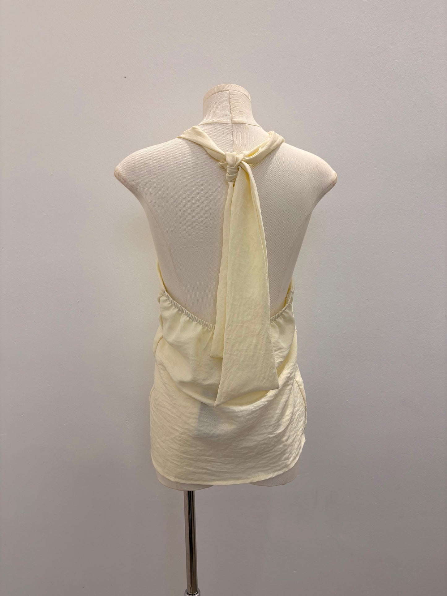 Beige Halter Top