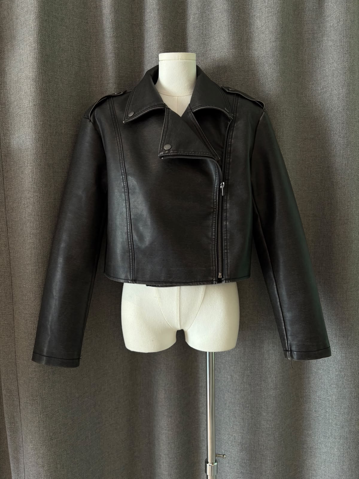 Faux Leather Jacket