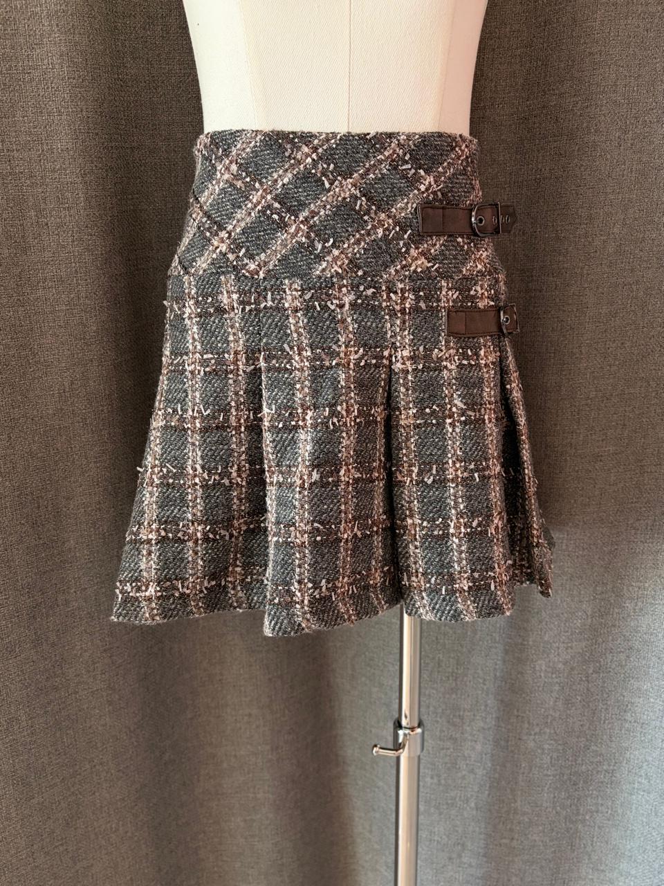 Tweed Mini Skirt