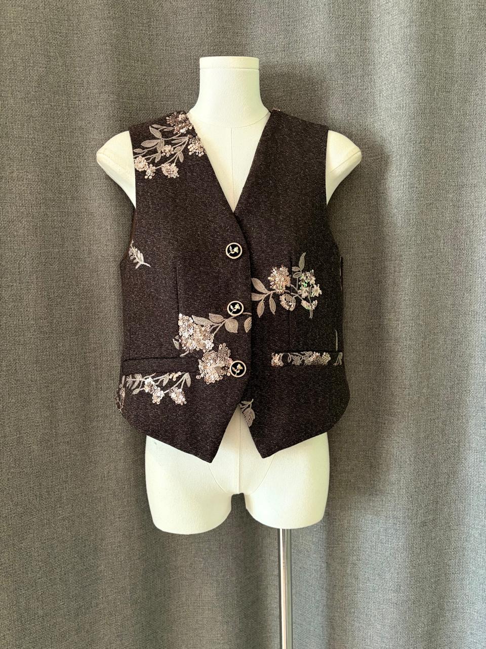 Embellished Vest