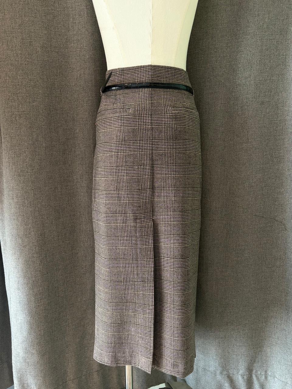 Long Wool Skirt