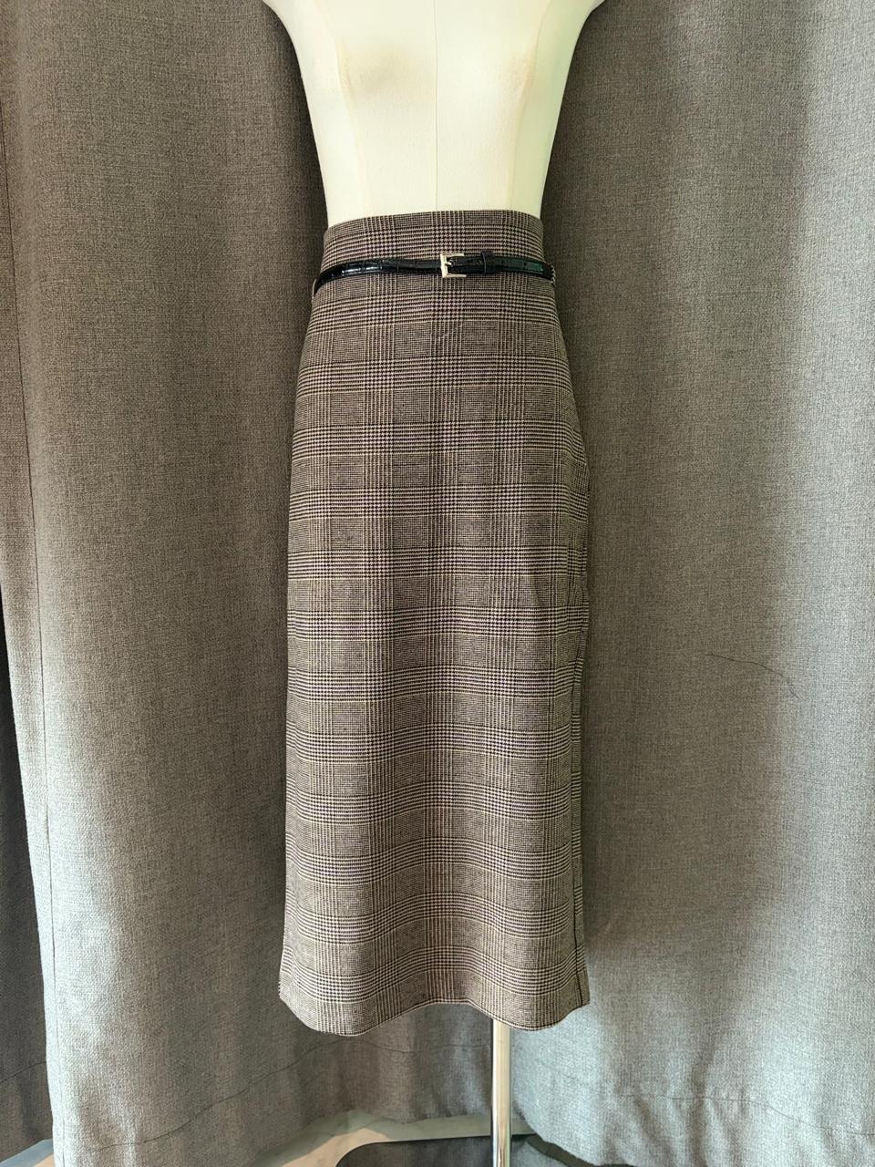 Long Wool Skirt