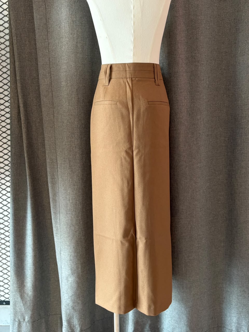 Gabardine midi Skirt