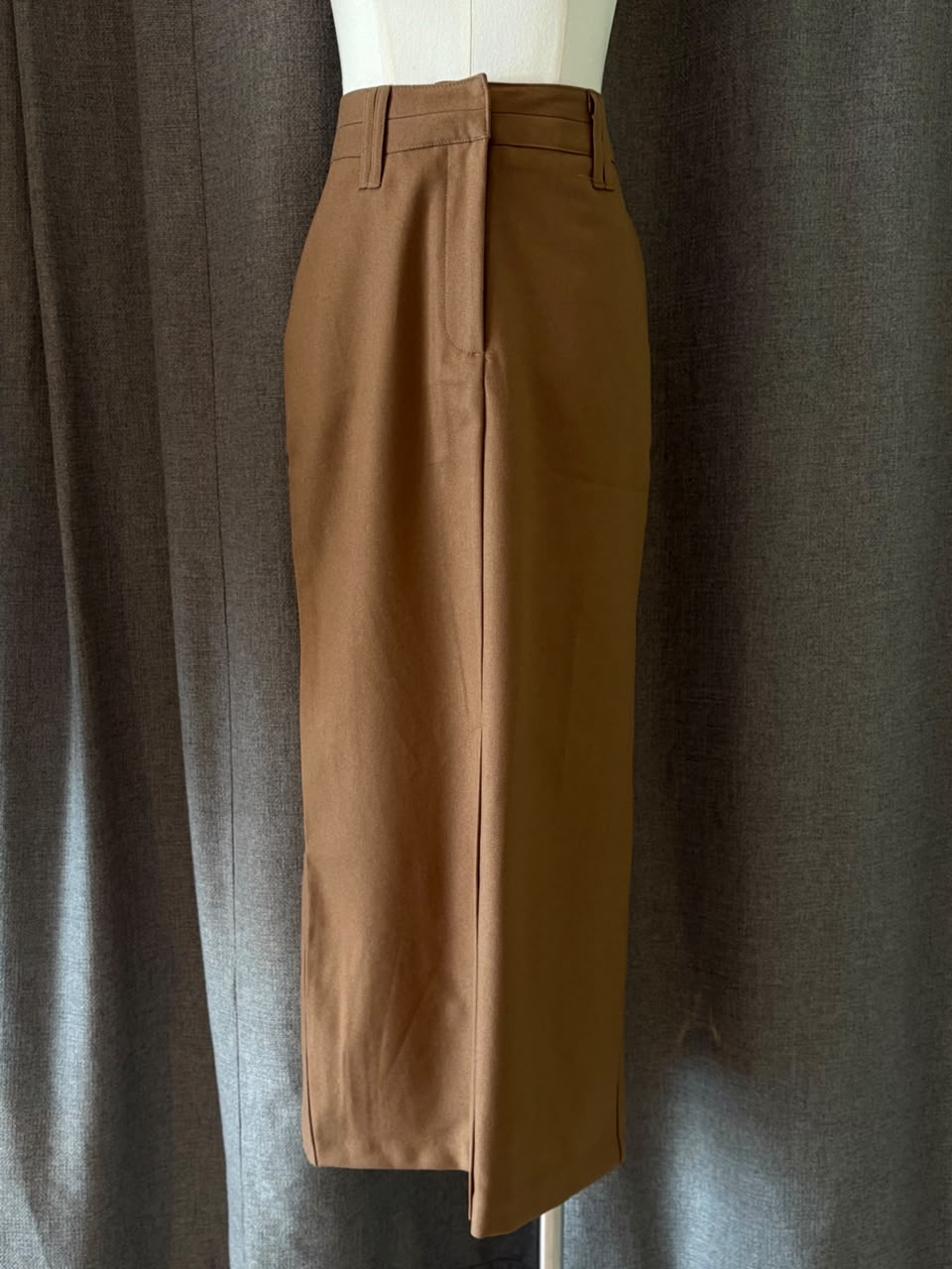 Gabardine midi Skirt