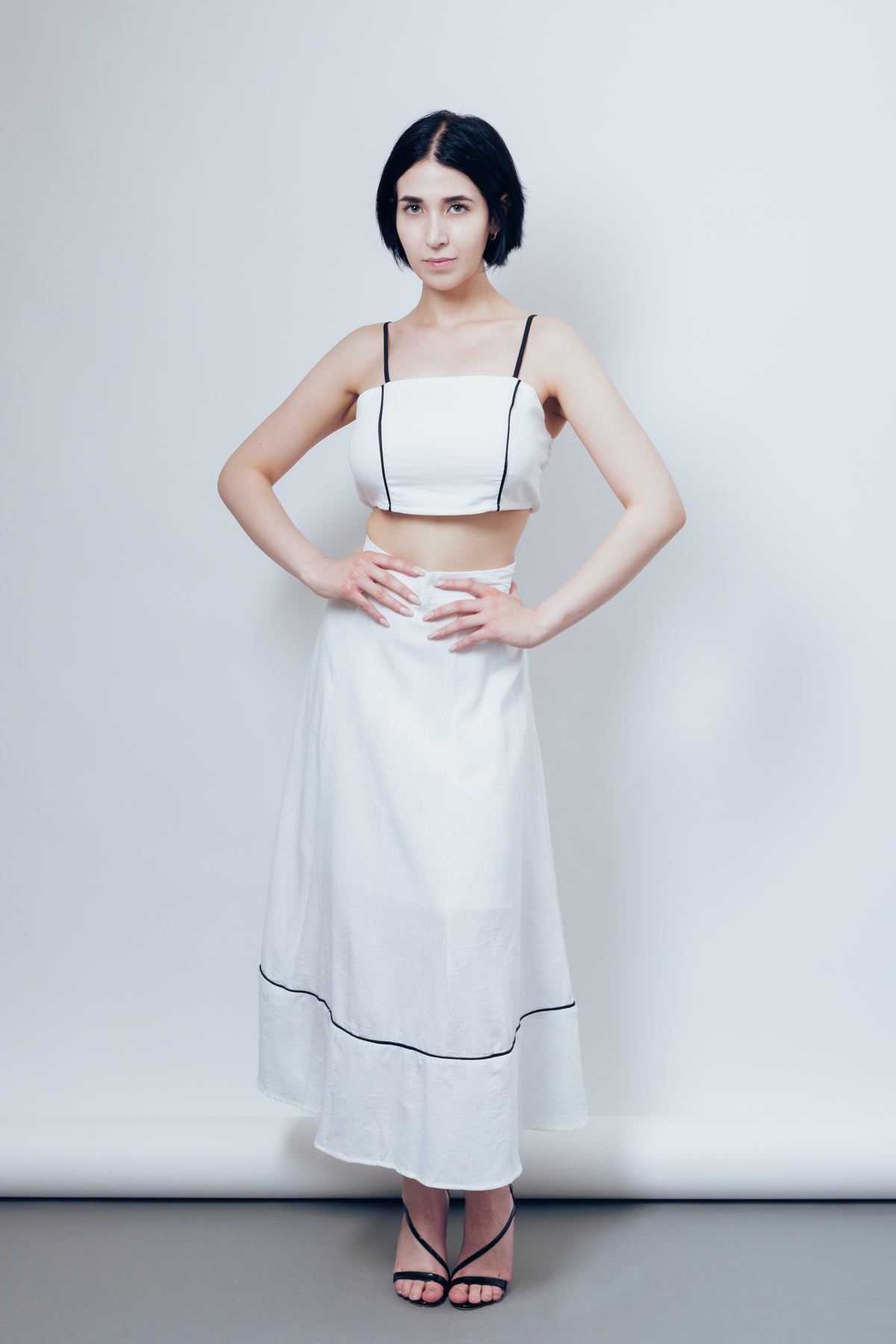 White Linen Set